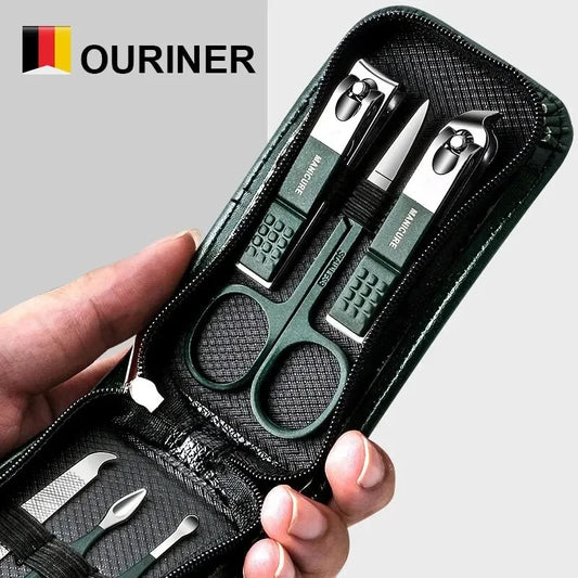 Edelstahl Nagelpflegeset im Etui – kompakt & professionell
